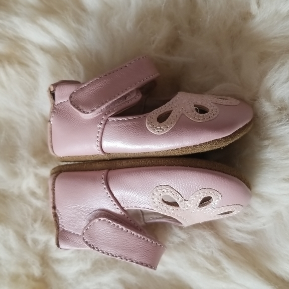 Livie & Luca Petal baby shoes 0-6 months light pink shimmer - Picture 4 of 6